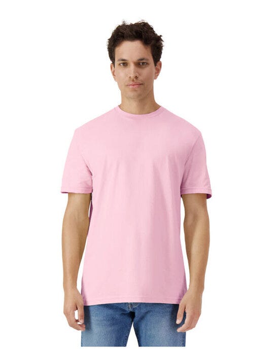 Gildan 3000 Light Cotton Adult T-Shirt - Light Pink
