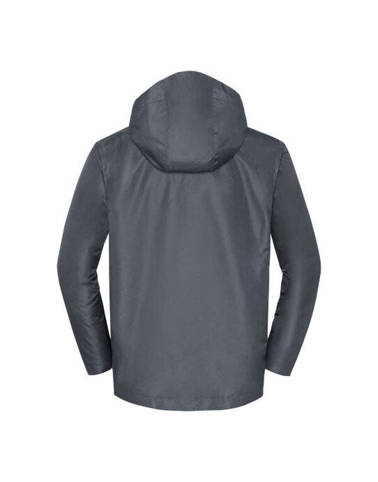 Russell Athletic 416M Russell Essential Weather Shell Jacket - Iron Grey