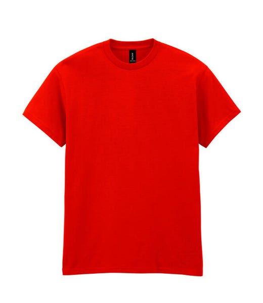5000 - Red - plain garment