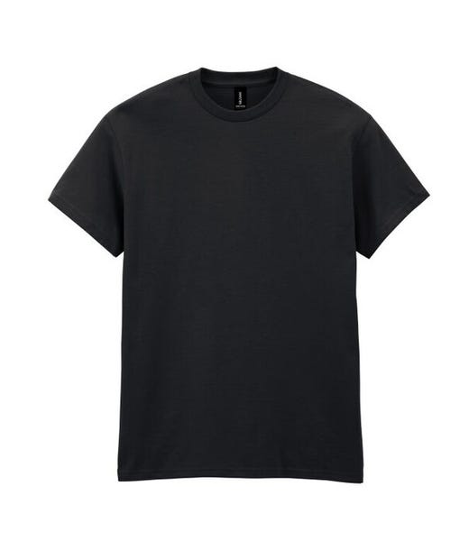 5000 - Black - plain garment