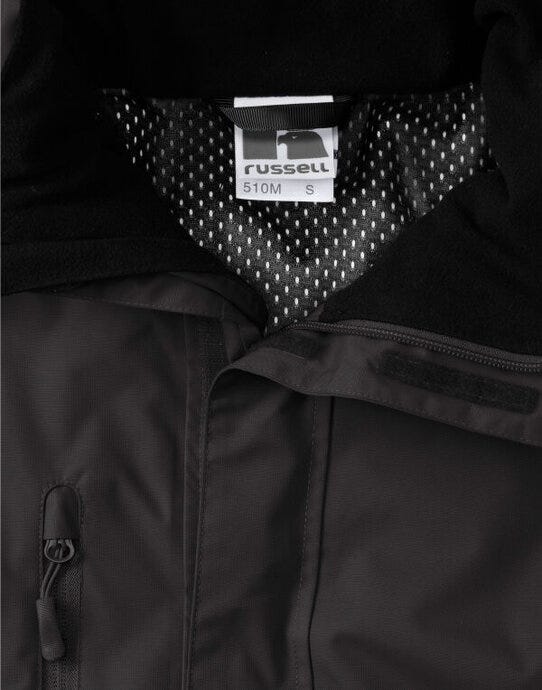 Russell Athletic 510M Russell Mens Hydraplus 2000 Jacket - Black