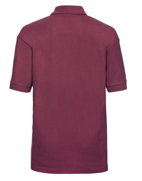 Russell Athletic 539B Russell Kids Classic Polo - Burgundy