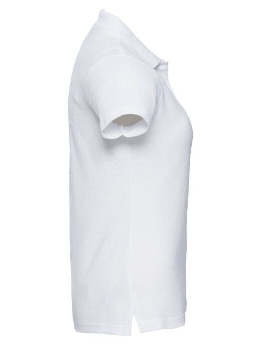 Russell Athletic 539F Russell Ladies Classic Polycotton Polo - White