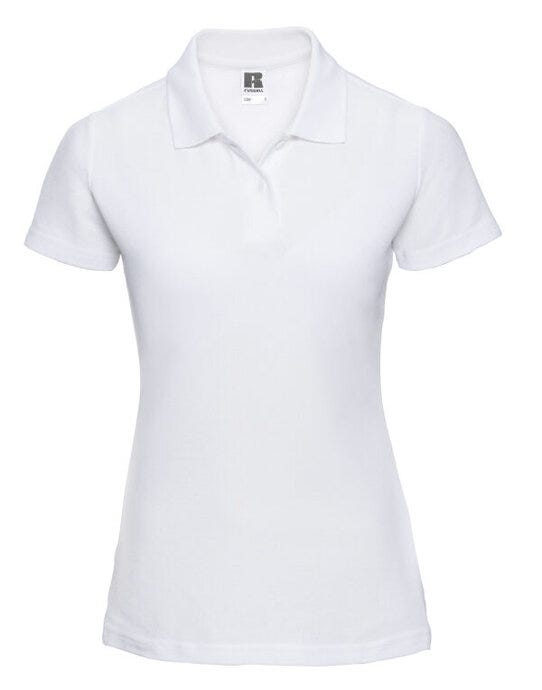 Russell Athletic 539F Russell Ladies Classic Polycotton Polo - White