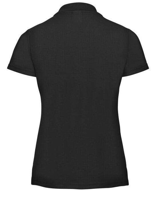 Russell Athletic 539F Russell Ladies Classic Polycotton Polo - Black