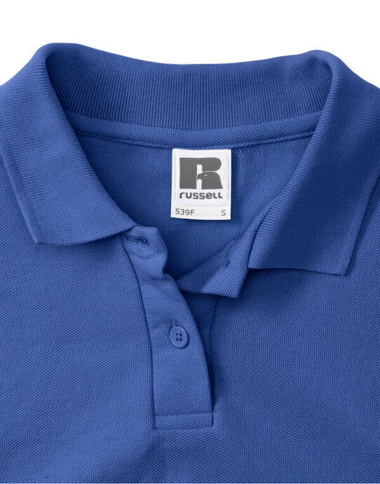 Russell Athletic 539F Russell Ladies Classic Polycotton Polo - Bright Royal