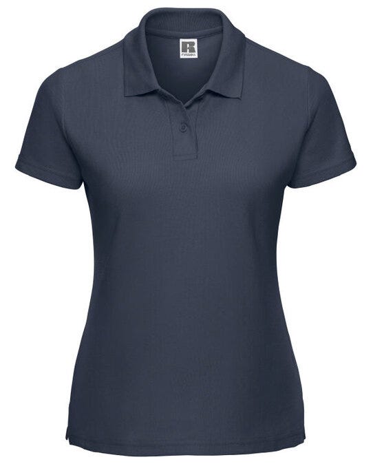 Russell Athletic 539F Russell Ladies Classic Polycotton Polo - French Navy
