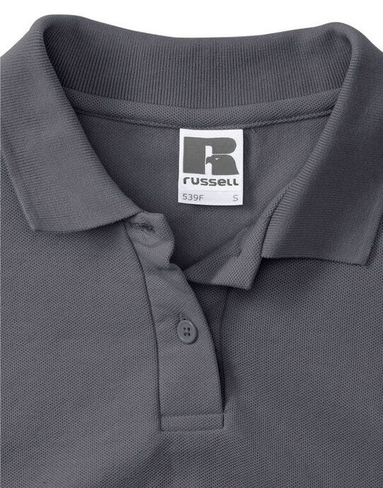 Russell Athletic 539F Russell Ladies Classic Polycotton Polo - Convoy Grey