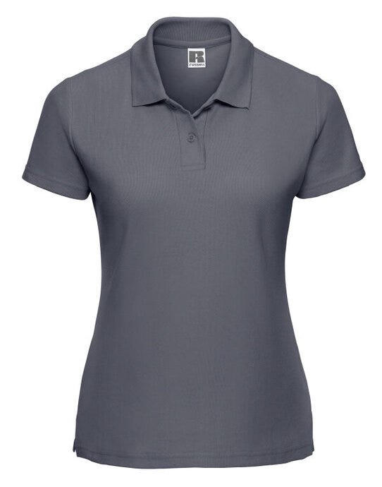 Russell Athletic 539F Russell Ladies Classic Polycotton Polo - Convoy Grey