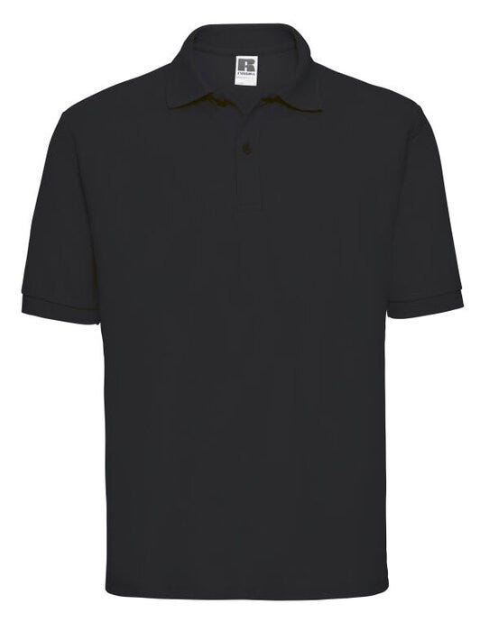 Russell Athletic 539M Russell Men's Classic Polycotton Polo - Black