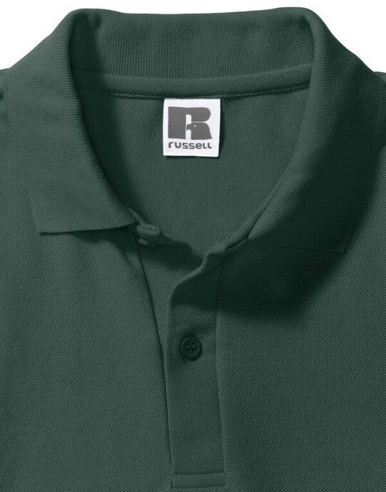 Russell Athletic 539M Russell Men's Classic Polycotton Polo - Bottle Green