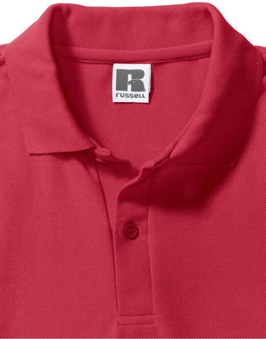 Russell Athletic 539M Russell Men's Classic Polycotton Polo - Classic Red