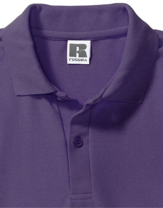 Russell Athletic 539M Russell Men's Classic Polycotton Polo - Purple