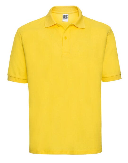 Russell Athletic 539M Russell Men's Classic Polycotton Polo - Yellow