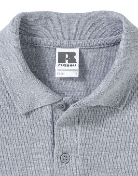 Russell Athletic 539M Russell Men's Classic Polycotton Polo - Light Oxford