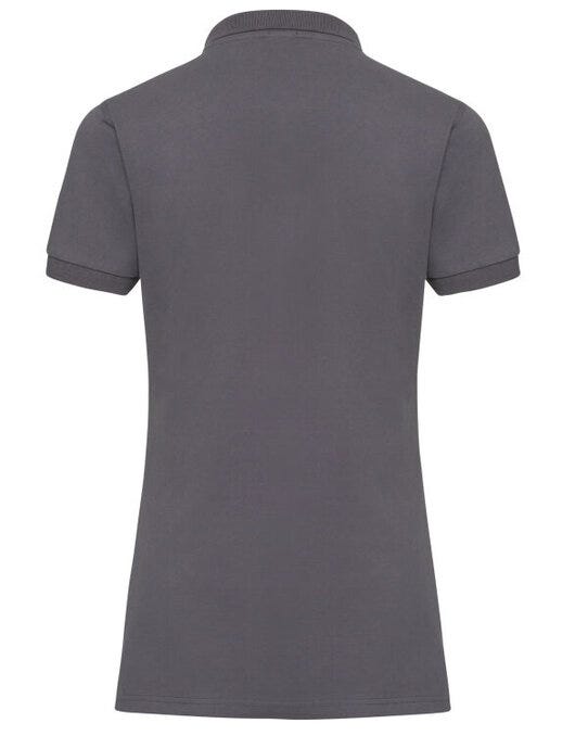 Russell Athletic 566F Russell Ladies Fitted Stretch Polo - Convoy Grey