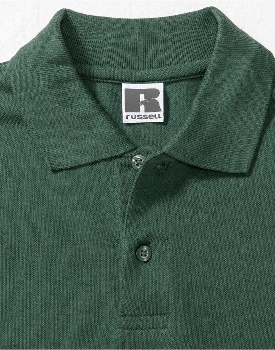 Russell Athletic 569M Russell Mens Classic Cotton Polo - Bottle Green