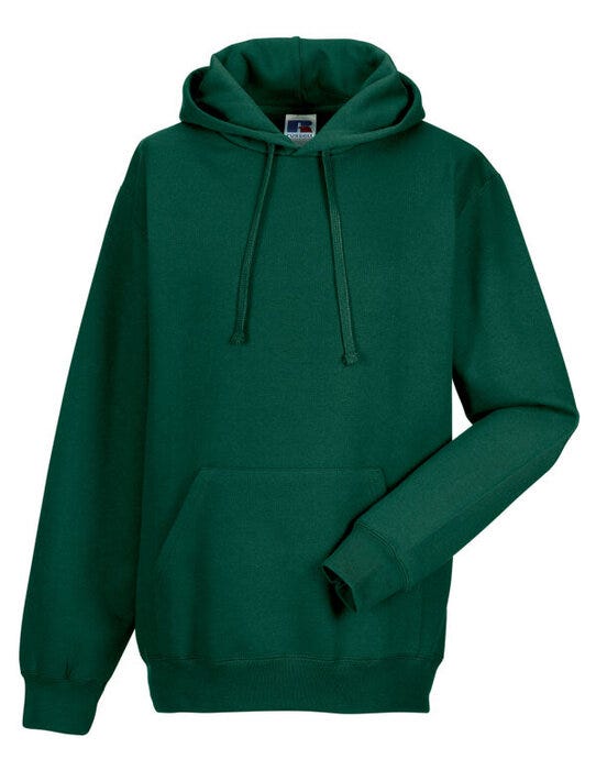 Russell Athletic 575M Russell Hooded Sweatshirt - Bottle Green