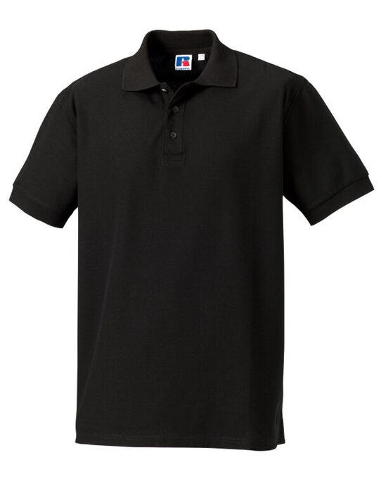 Russell Athletic 577M Russell Mens Ultimate Cotton Polo - Black