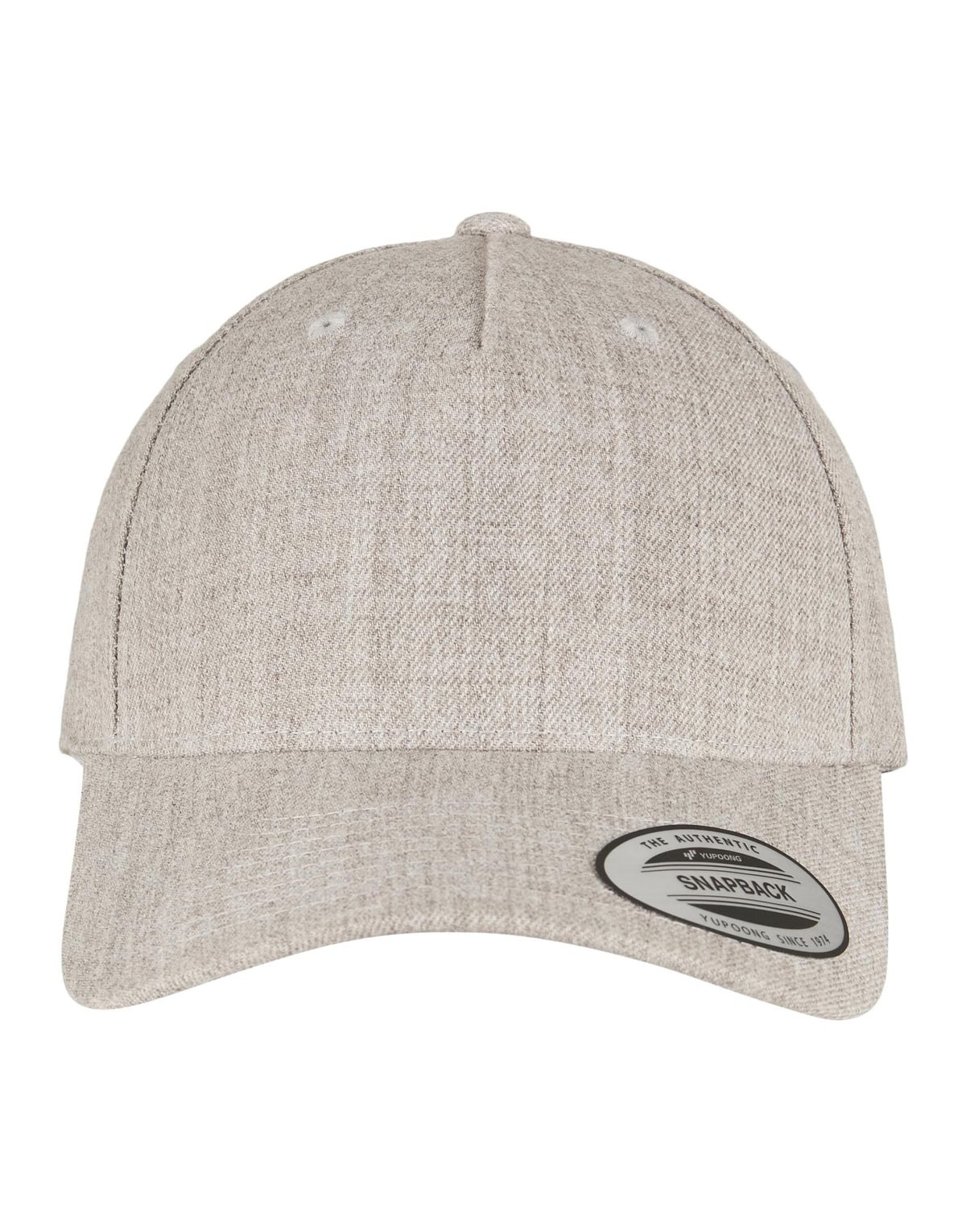Flexfit 5789M YP Classics 5 Panel Premium Cap - Heather Grey