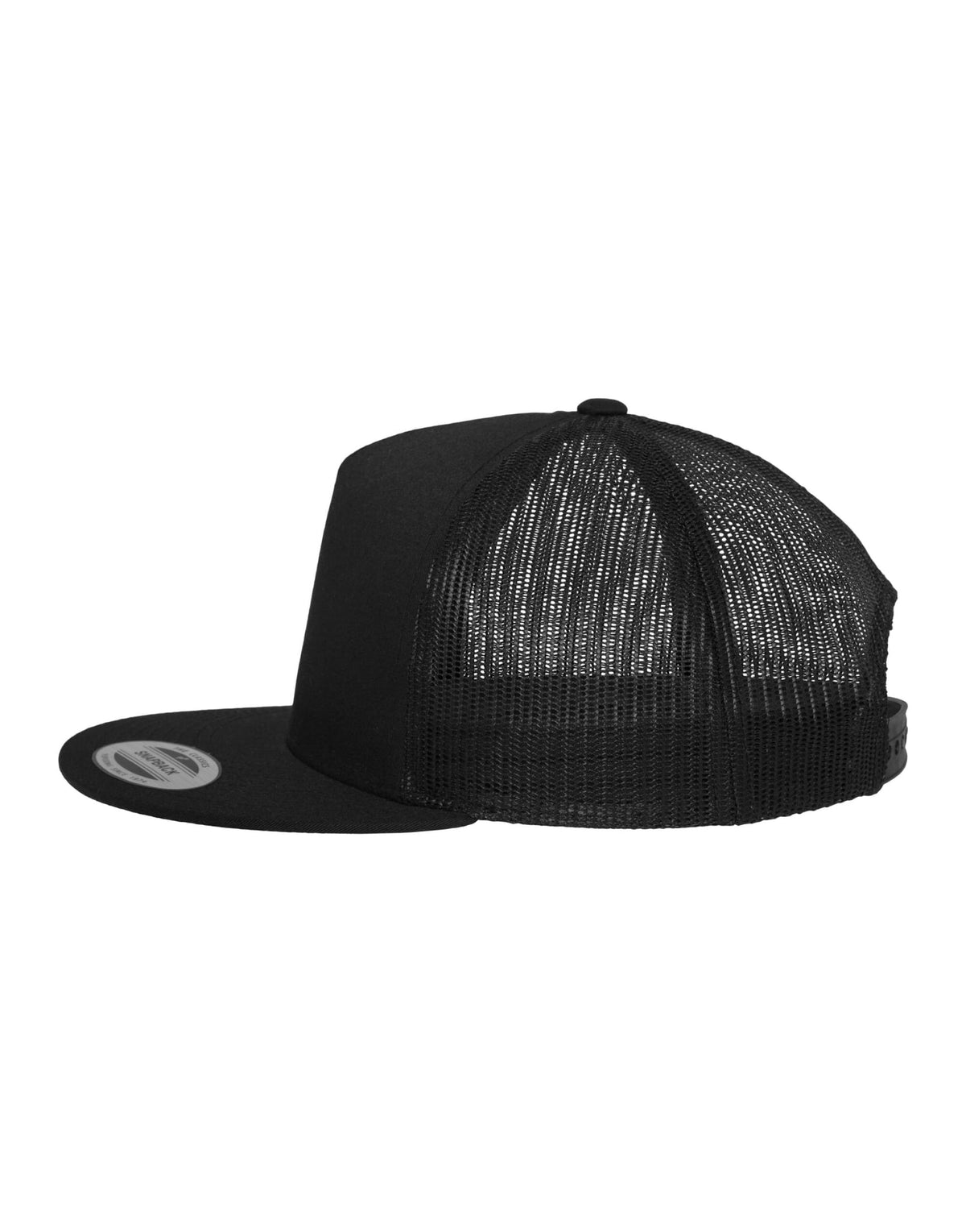 Flexfit 6006 Classic Trucker Cap - Black