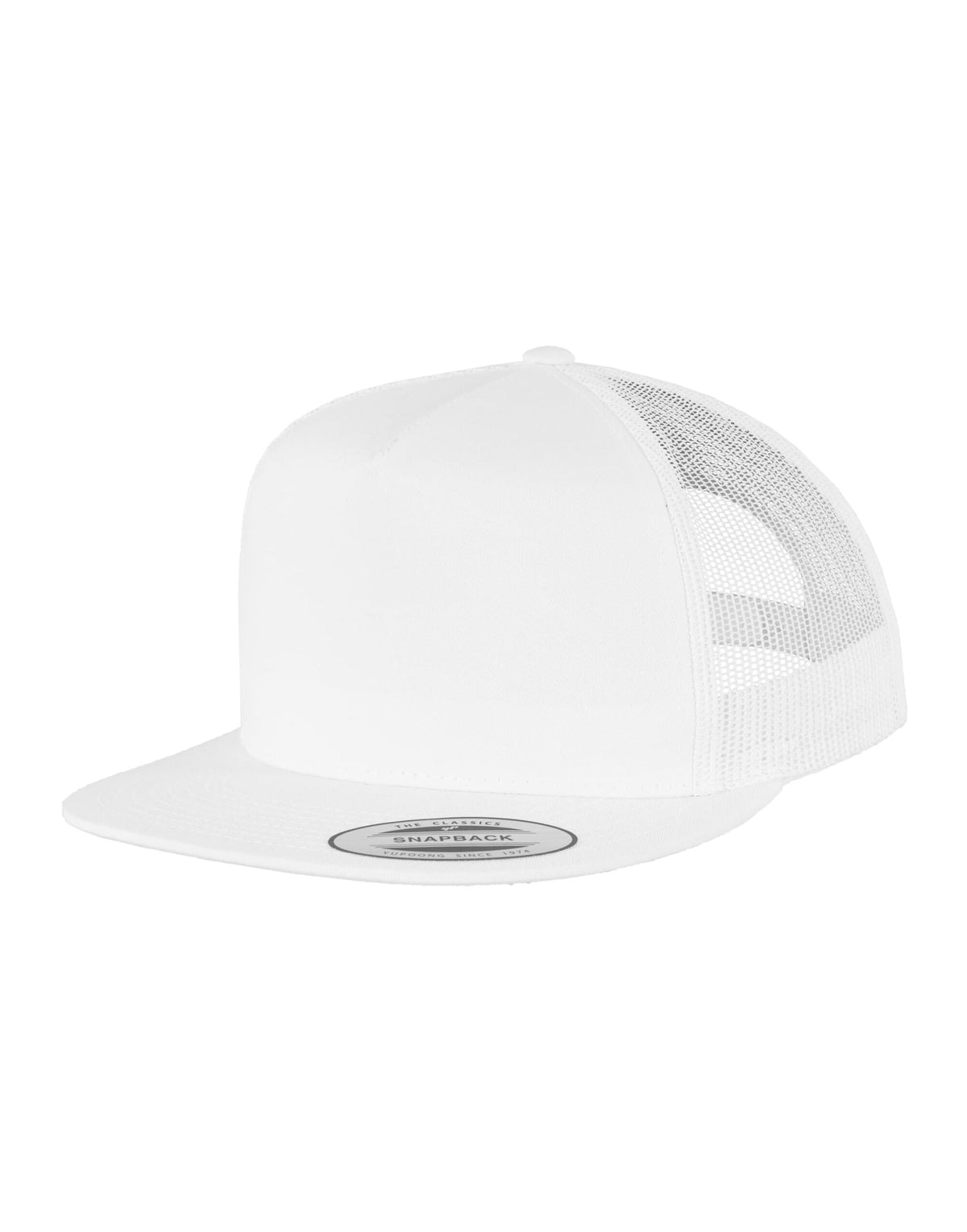 Flexfit 6006 Classic Trucker Cap - White