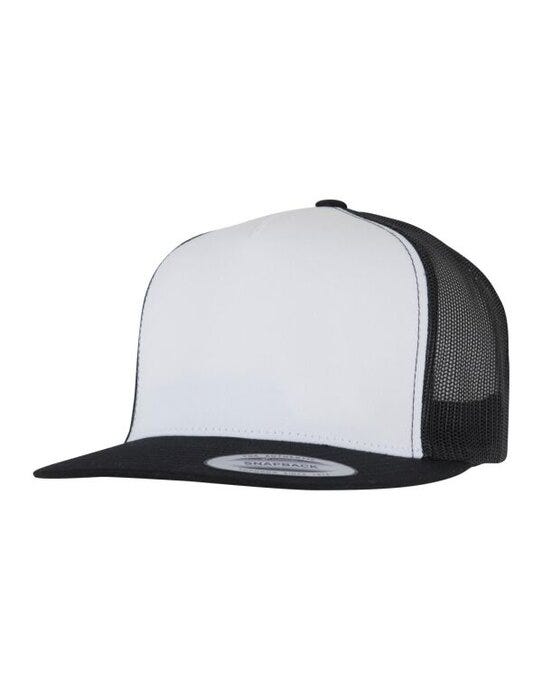 Flexfit 6006W Classic Trucker - Black/White/Black