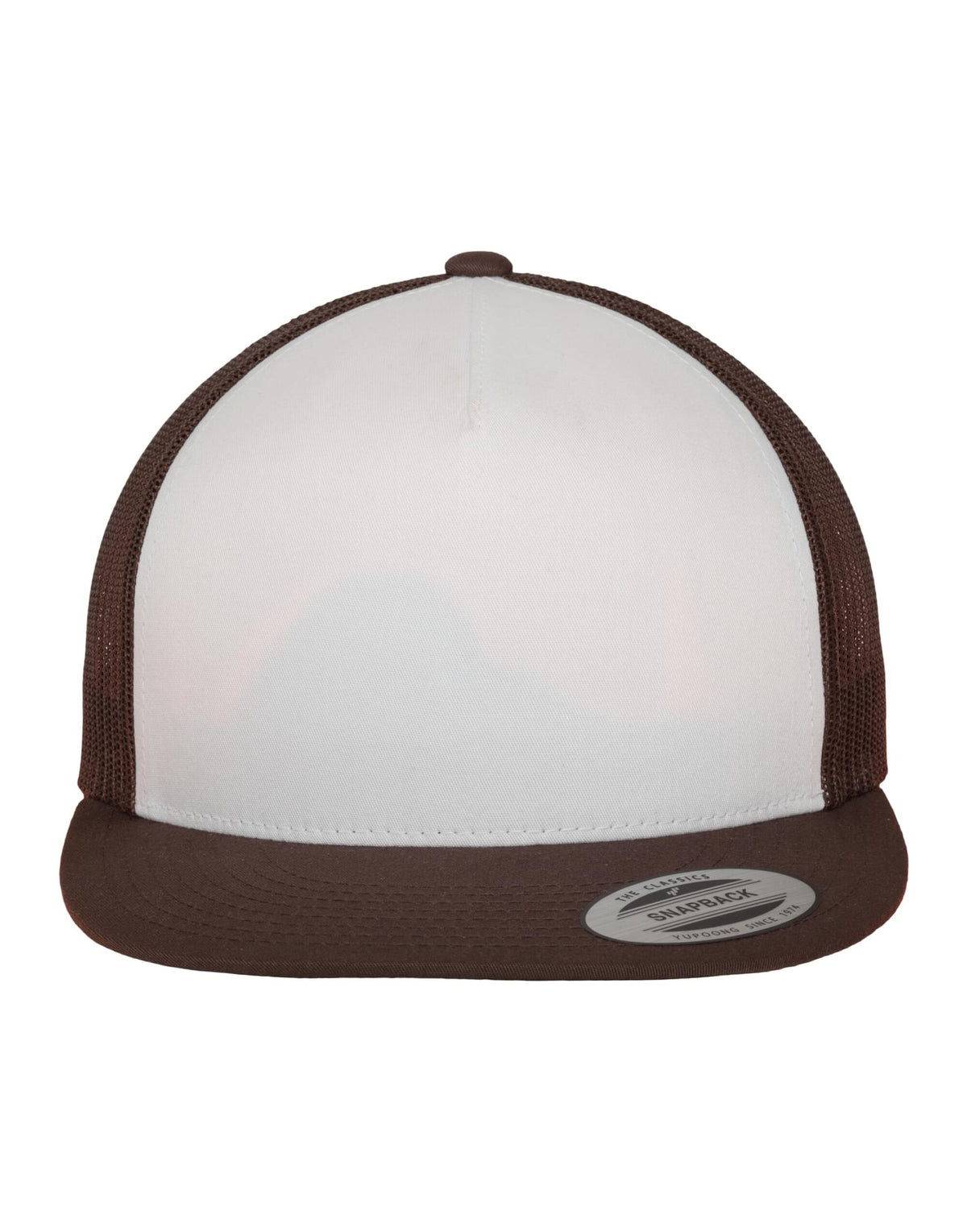Flexfit 6006W Classic Trucker - Brown/White/Brown