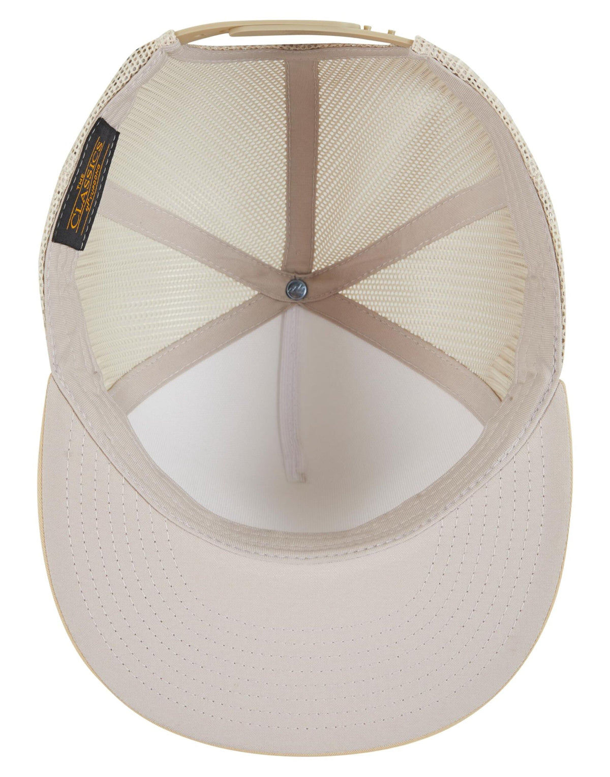 Flexfit 6006W Classic Trucker - Gold/White/Beige