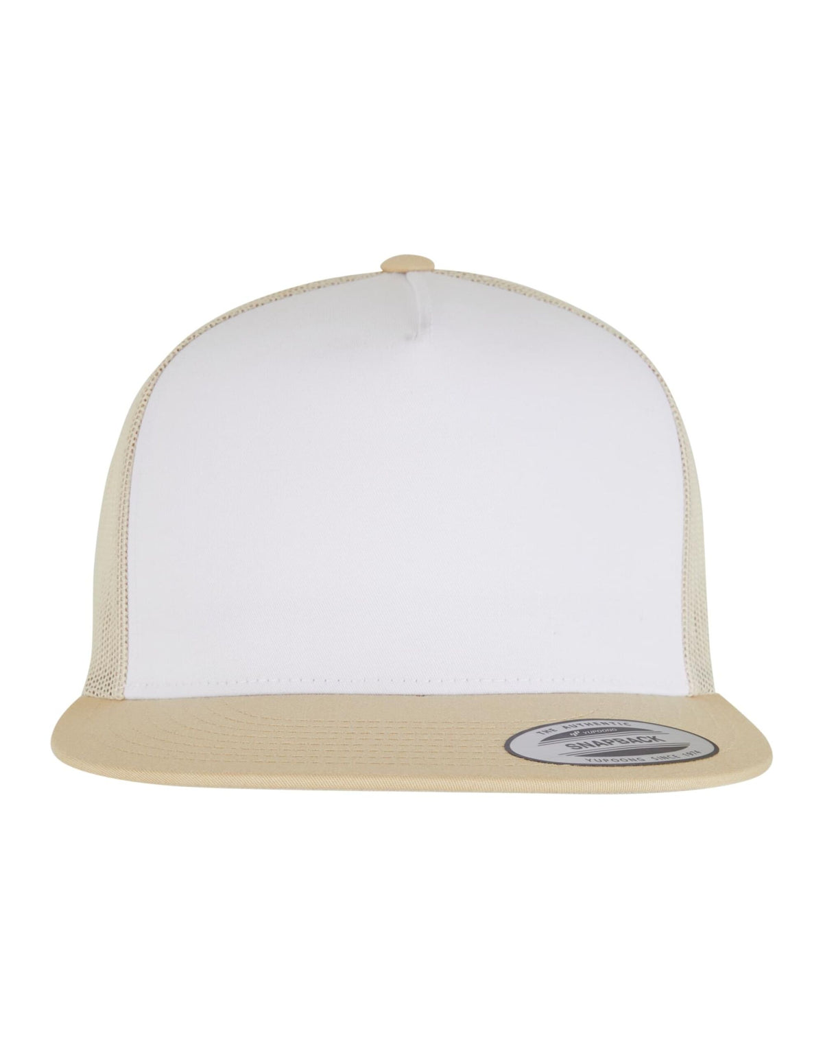 Flexfit 6006W Classic Trucker - Gold/White/Beige