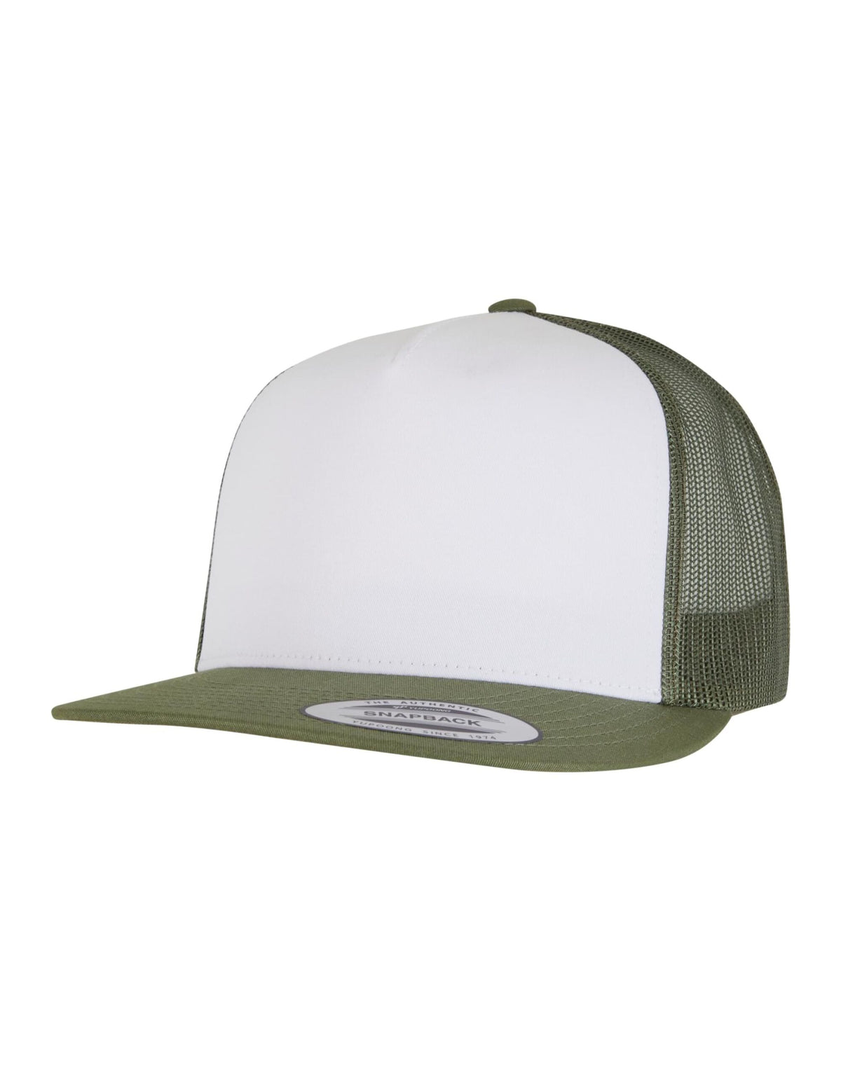 Flexfit 6006W Classic Trucker - Olive/White/Loden