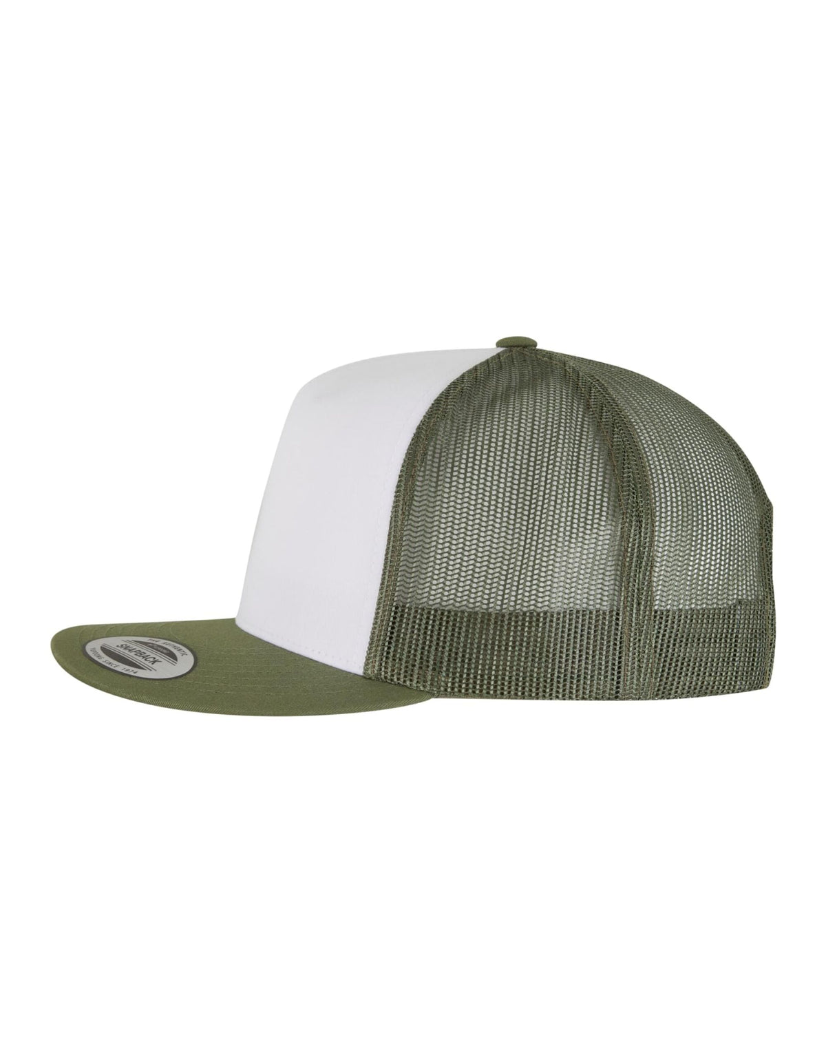 Flexfit 6006W Classic Trucker - Olive/White/Loden