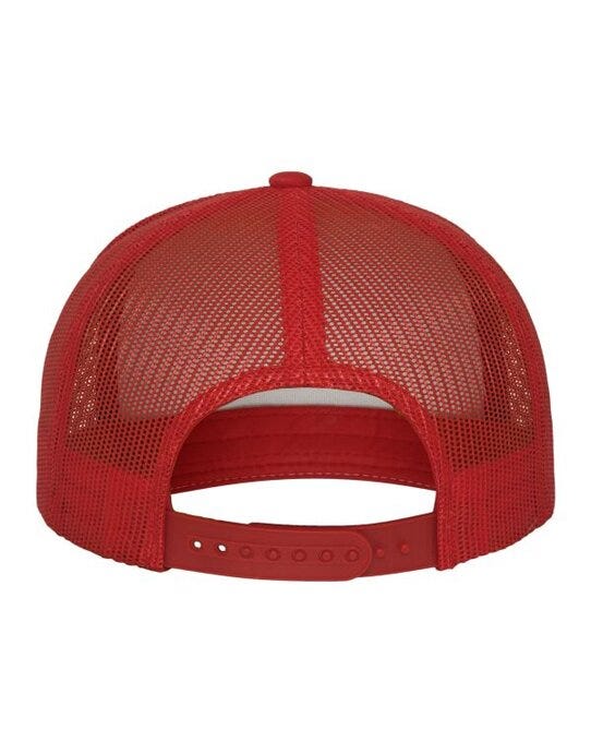 Flexfit 6006W Classic Trucker - Red/White/Red