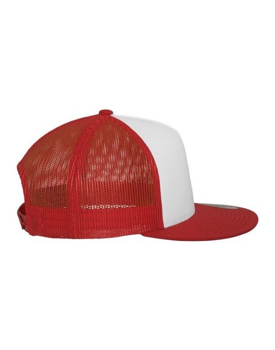 Flexfit 6006W Classic Trucker - Red/White/Red