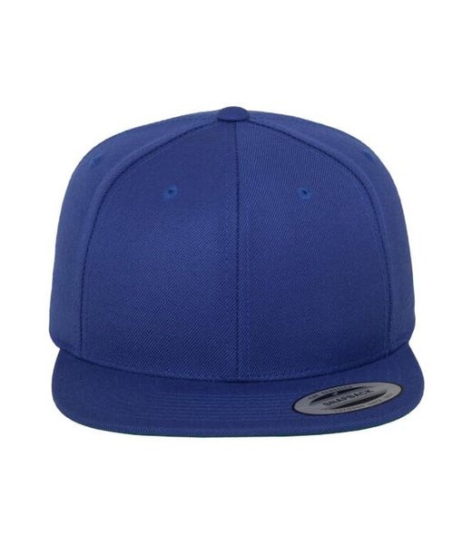 Flexfit 6089M Royal plain snapback cap