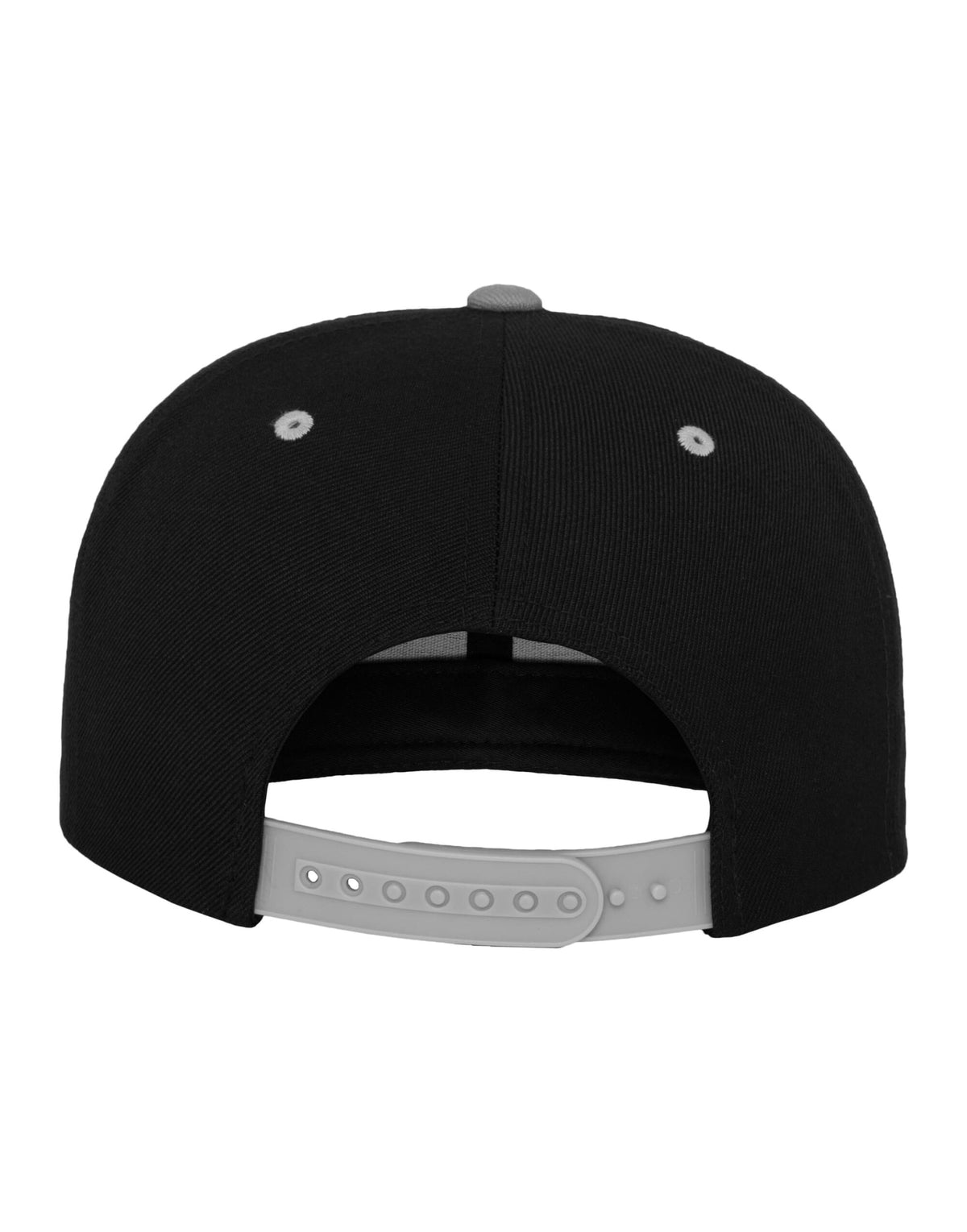 Flexfit 6089MT Two Tone Classic Snapback Cap - Black/Silver