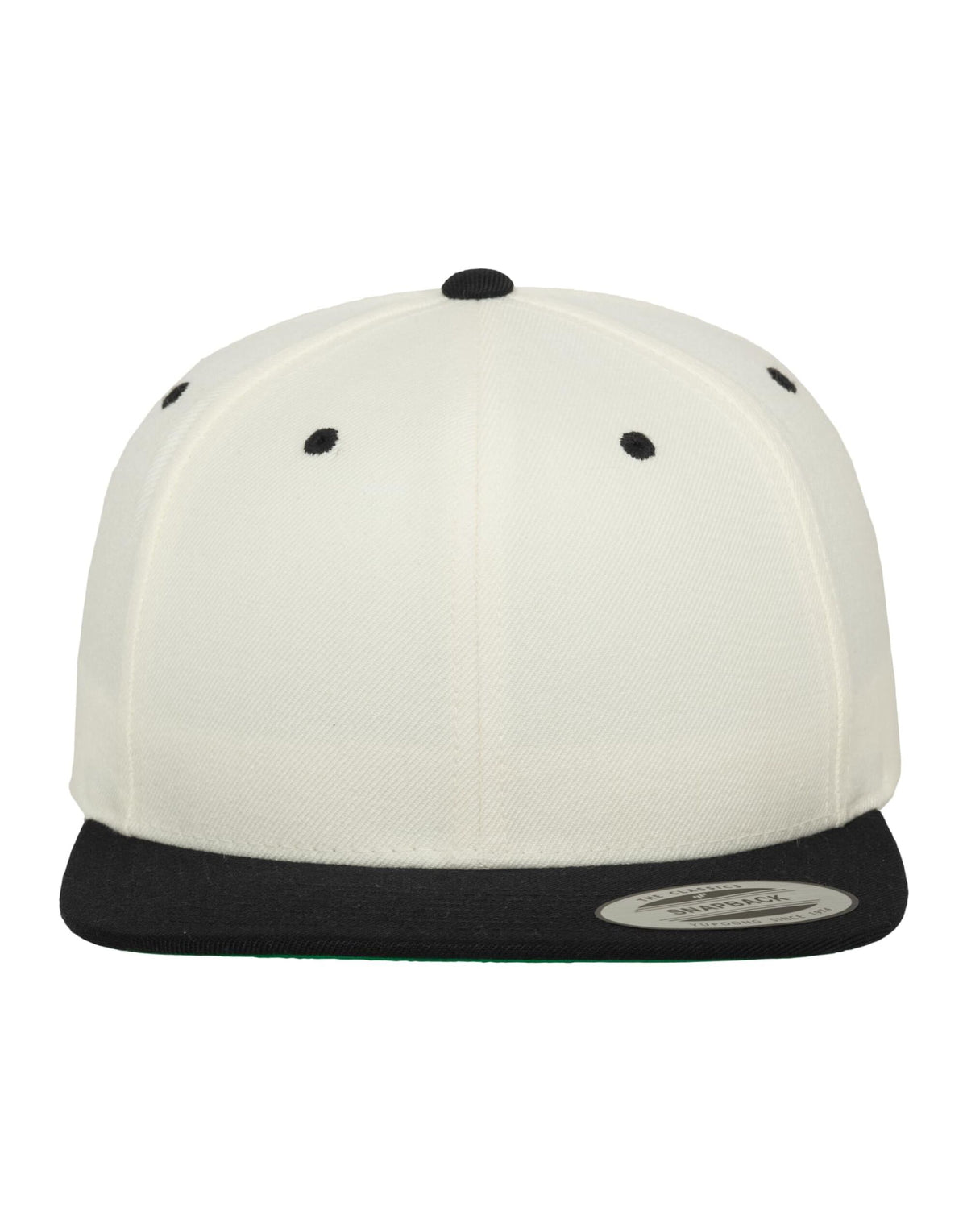 Flexfit 6089MT Two Tone Classic Snapback Cap - Natural/Black