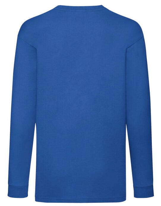 Fruit Of The Loom 61007 FOTL Kids Valueweight Long Sleeve T - Royal