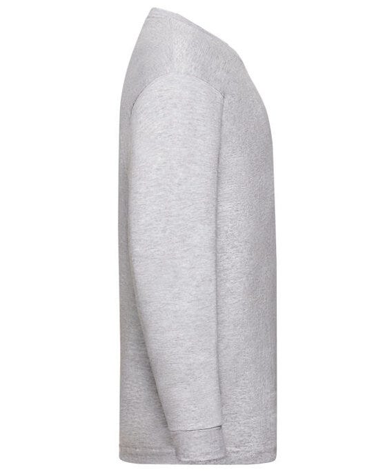 Fruit Of The Loom 61007 FOTL Kids Valueweight Long Sleeve T - Heather Grey