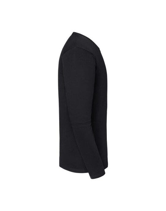 Fruit Of The Loom 61360 FOTL Mens Iconic 195 Premium LS T - Black