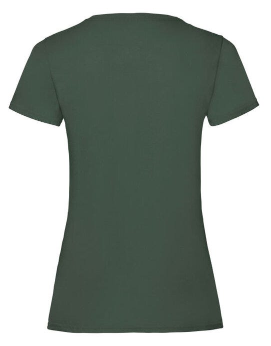 Fruit Of The Loom 61372 FOTL Ladies Valueweight T - Bottle Green