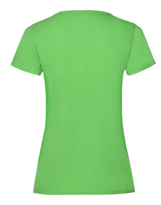Fruit Of The Loom 61372 FOTL Ladies Valueweight T - Lime