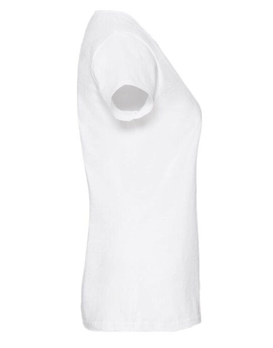 Fruit Of The Loom 61424 FOTL Ladies Ringspun Premium T - White