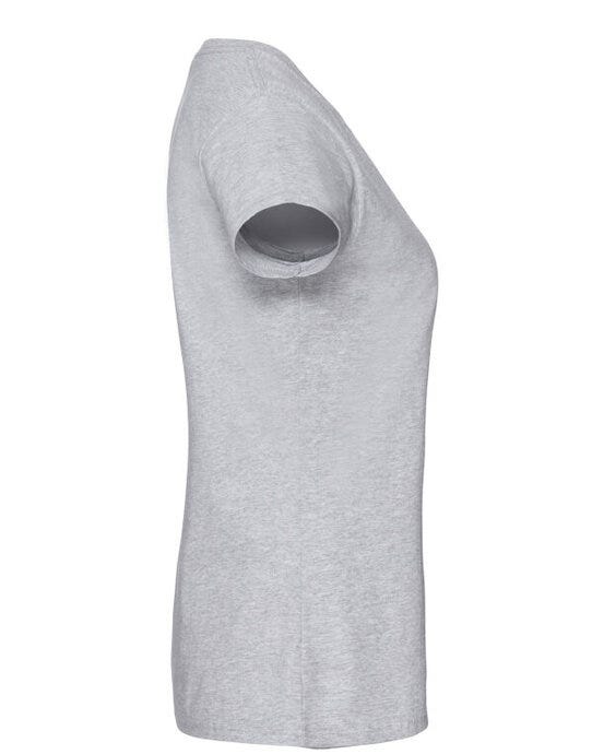 Fruit Of The Loom 61424 FOTL Ladies Ringspun Premium T - Heather Grey