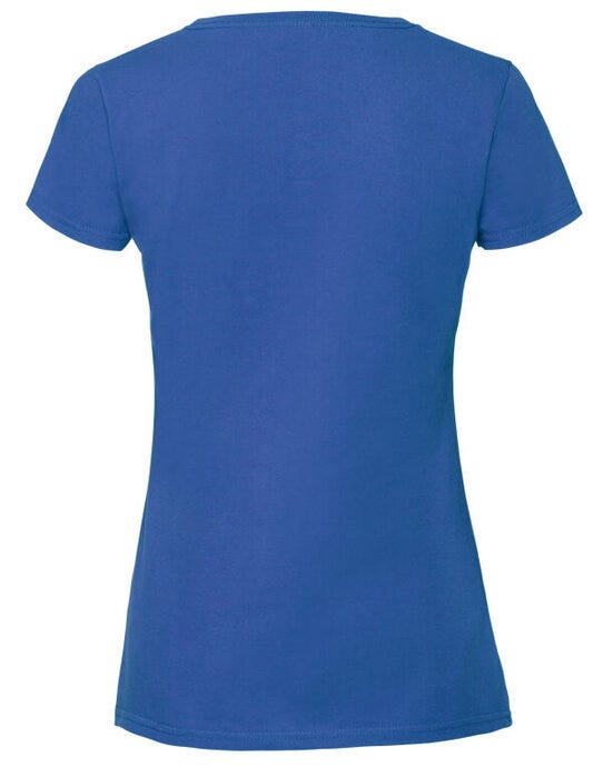 Fruit Of The Loom 61424 FOTL Ladies Ringspun Premium T - Royal