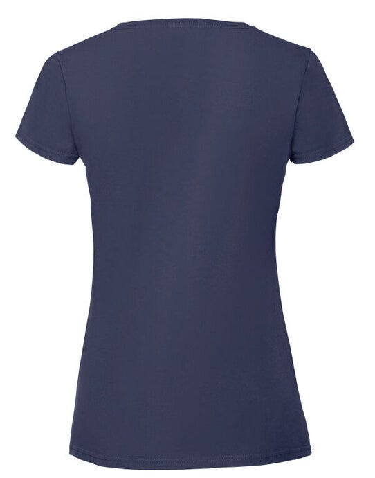 Fruit Of The Loom 61424 FOTL Ladies Ringspun Premium T - Navy Blue