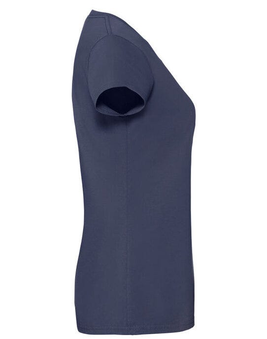 Fruit Of The Loom 61424 FOTL Ladies Ringspun Premium T - Navy Blue