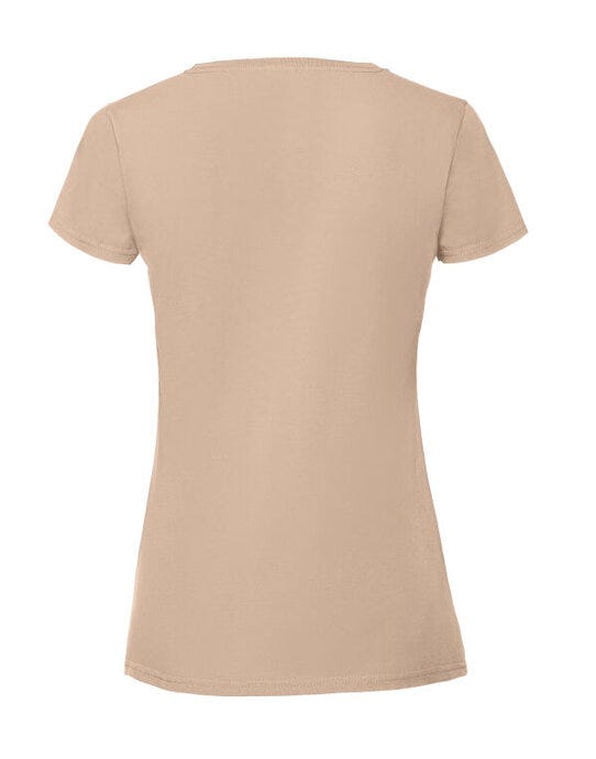 Fruit Of The Loom 61424 FOTL Ladies Ringspun Premium T - Desert Sand