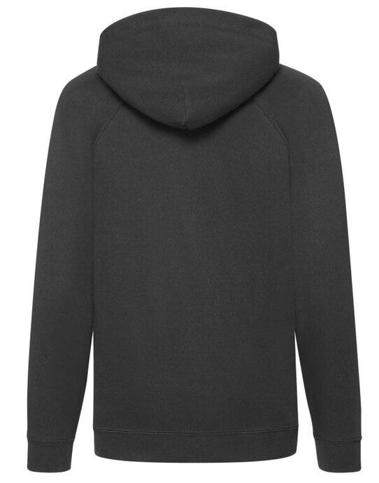 Fruit Of The Loom 62009 FOTL Kids Lightweight Hooded Sweat - Black