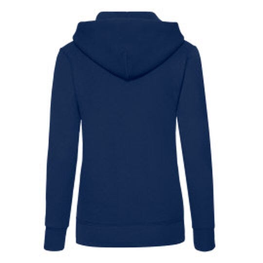 Fruit Of The Loom 62038 FOTL Ladies Classic Hooded Sweat - Navy Blue
